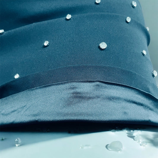 THE NOIR PEARL BACKLESS DRESS