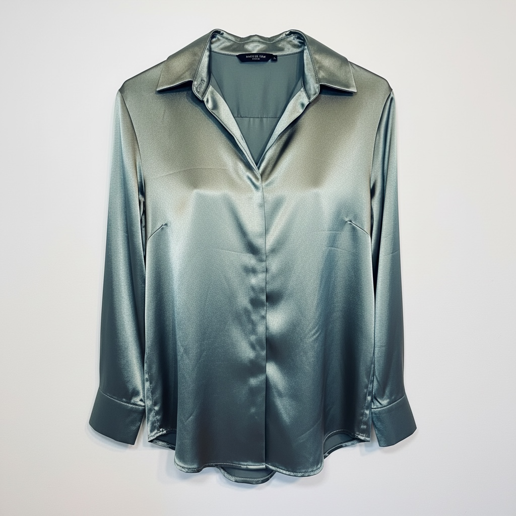 The Élen satin shirt