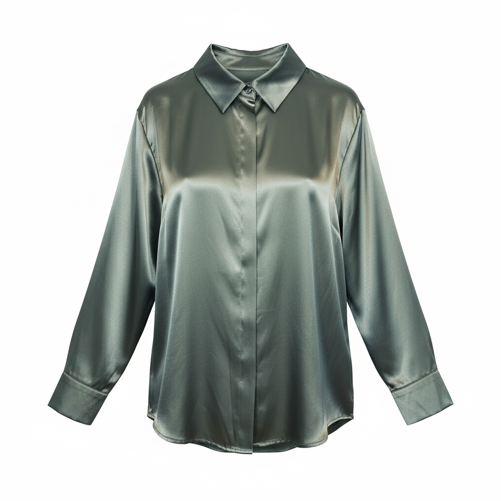 The Élen satin shirt